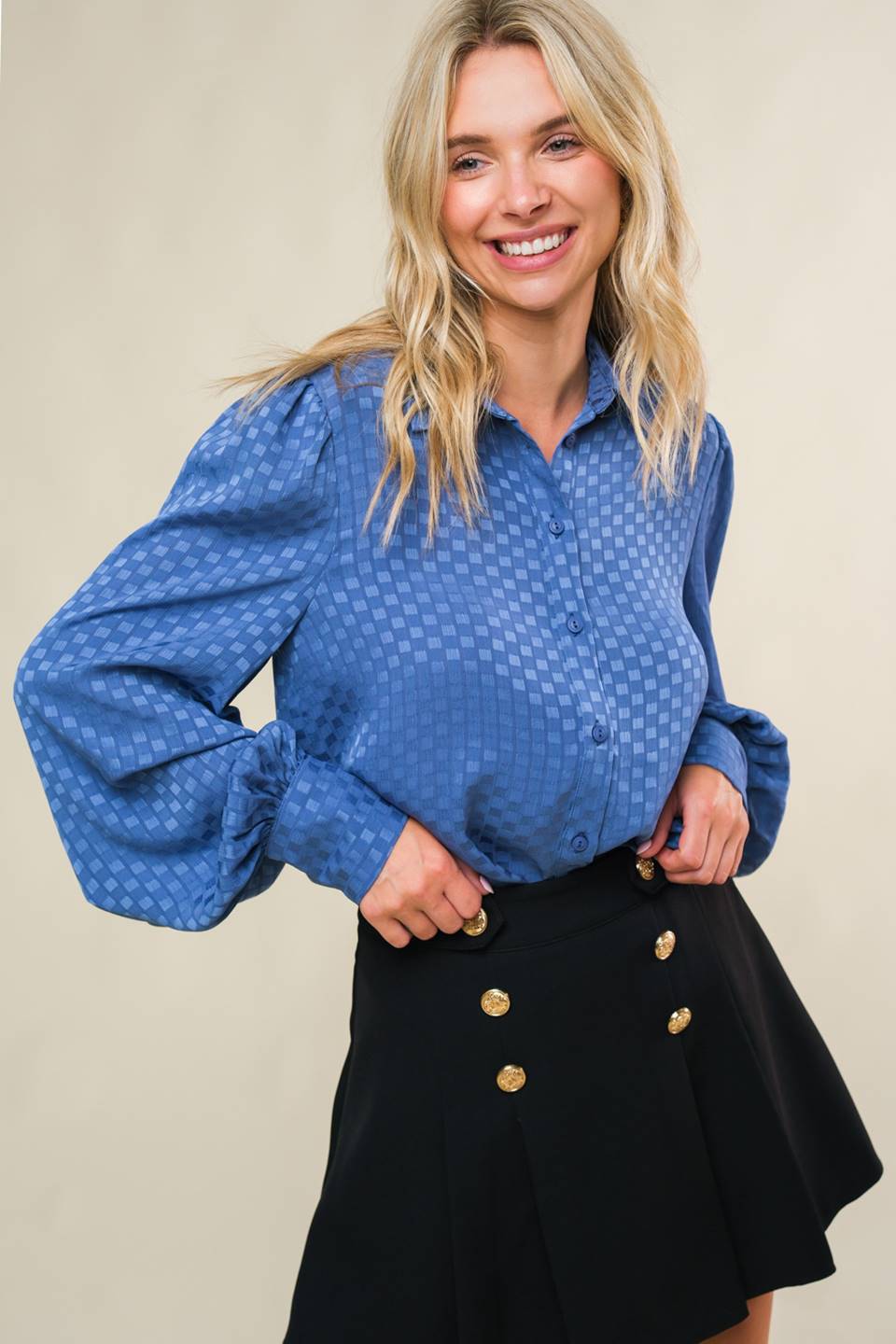 THINK OF ME WOVEN TOP Flying Tomato